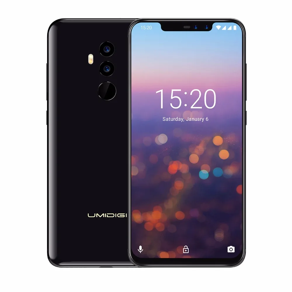 UMIDIGI Z2 Pro Android 8,1 Helio P60 Восьмиядерный 6 ГБ 128 Гб Беспроводная зарядка NFC 6," FHD+ полный дисплей 16 Мп+ 8 Мп четырехъядерный смартфон