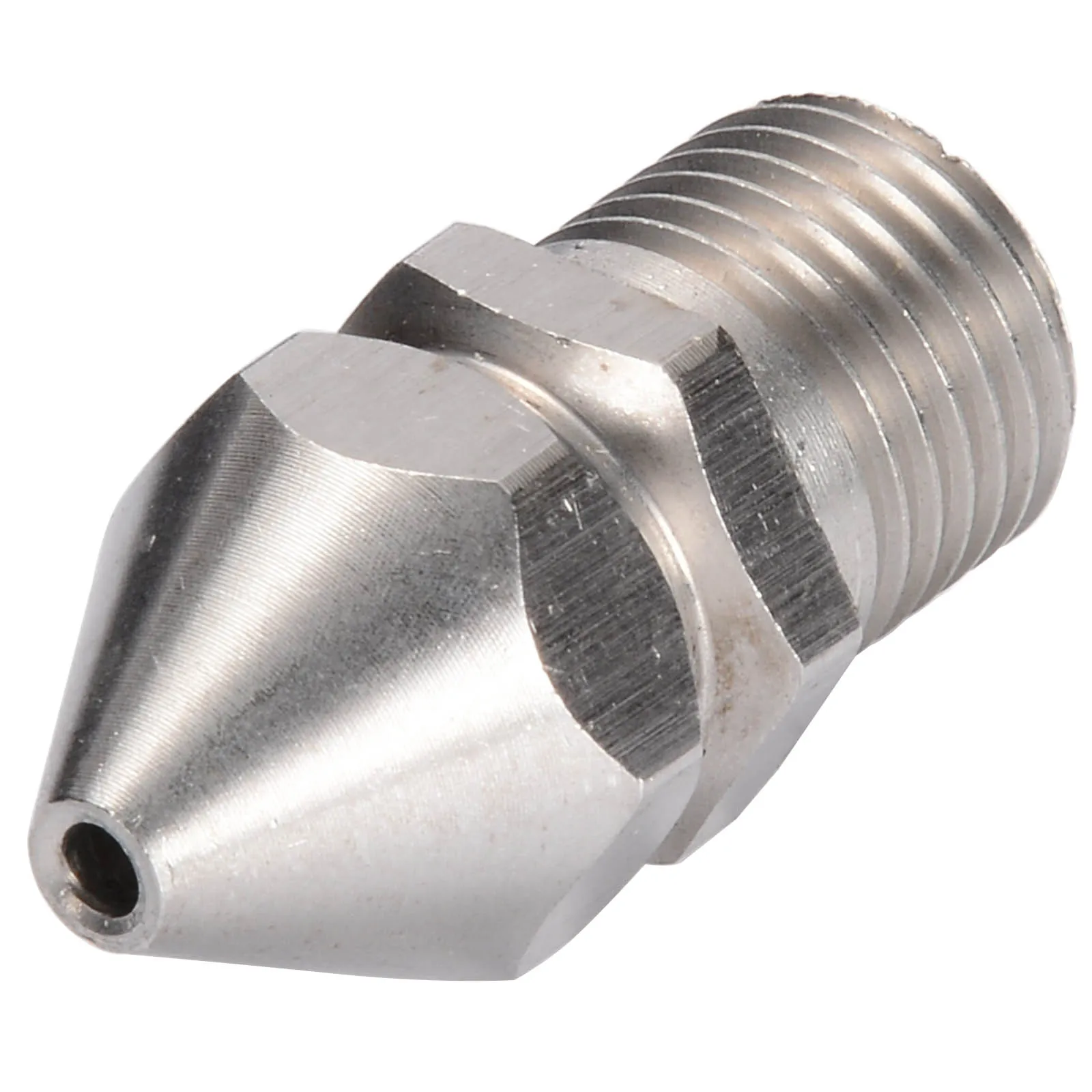 1pc Cleaning Nozzle 4 Jet 1/4''M 4.5 Pressure Washer Drain Sewer Cleaning Pipe Jetter Spray Nozzle Mayitr Cleaning Accessory
