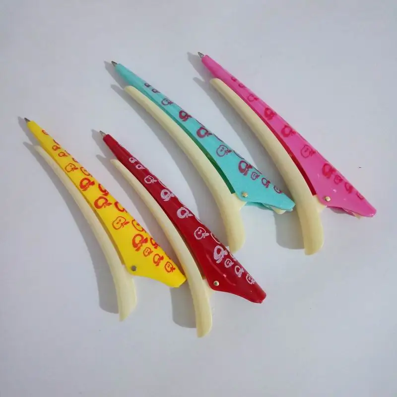 Cheap 400 pcs Cartoon Hairpin Ballpoint Pen Creative Stationery Cute Fashion Pen Student Prize Gift 2