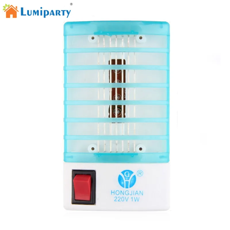 

LumiParty 1Pcs EU/US Plug 220V Mini Socket Electric Mosquito Lamp LED Insect Mosquito Repeller killing Fly Bug Insect Housefly