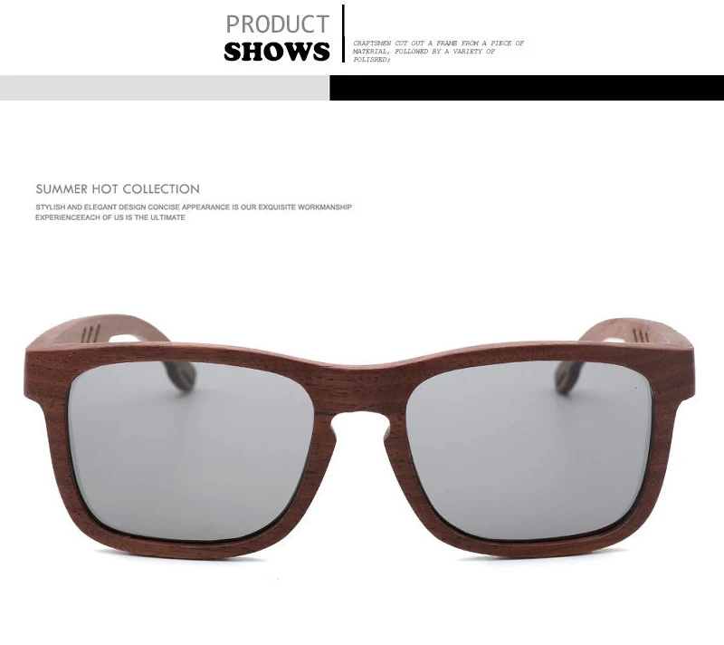 Kennedy Bamboo Polarized Sunglasses