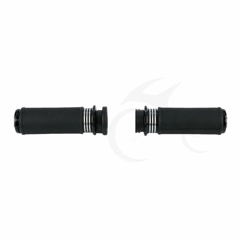 2x1 &quot25 мм черные ручки на руль для Harley Touring Road King Electra Glide Dyna Softail FLS FLST VRSC Sporster XL 883 96