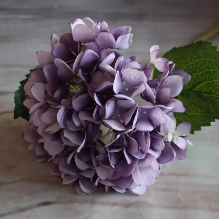 Модные искусственные цветы гортензии шелковая ткань пластиковые свадебные принадлежности DIY Украшение дома для дня рождения праздника