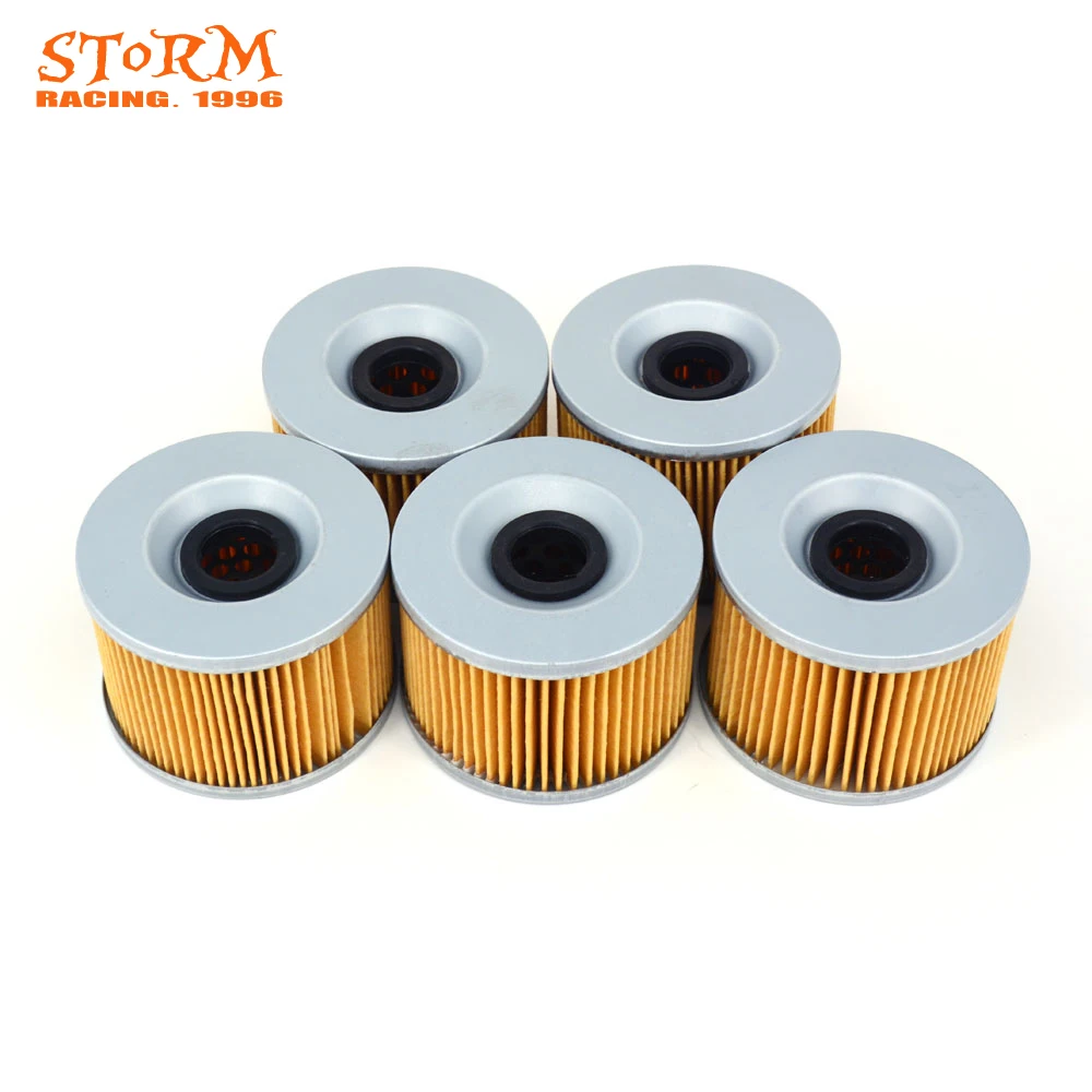 5PCS Motorcycle Oil Filter For CB350 CB400 CB500 CB550 CB650 CB750