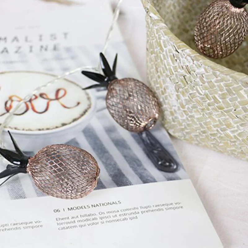 Led Light String Pineapple Lamp Strings10203040LEDs Fairy String Lamp Waterproof Battery Operated Xmas Party Lighting (10)