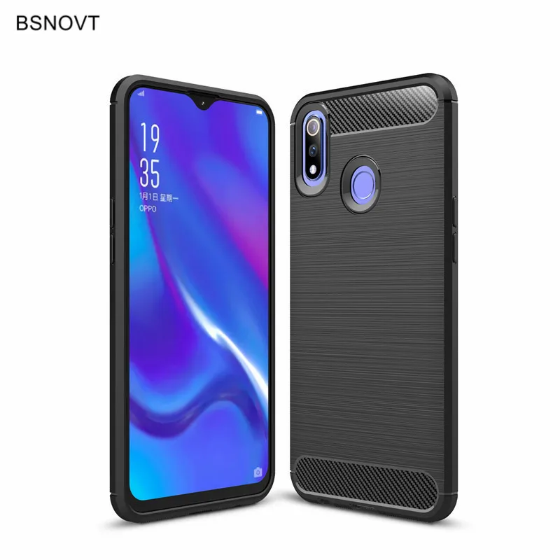 For OPPO REALME 3 Case For OPPO Realme 3 Shockproof Phone Cover Soft Silicone Rubber Hard PC Case Back Cover For Realme 3 Fundas
