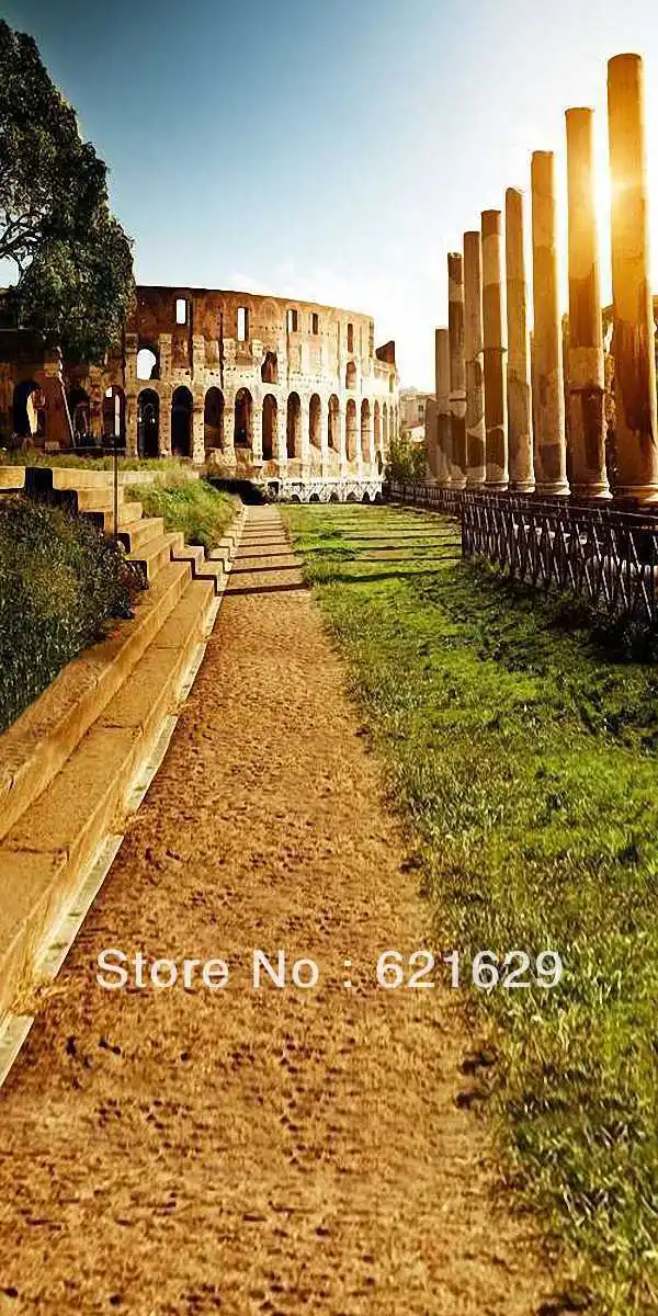 

Magnificent building 10'x20' CP Computer-painted Scenic Photography Background Photo Studio Backdrop ZJZ-151