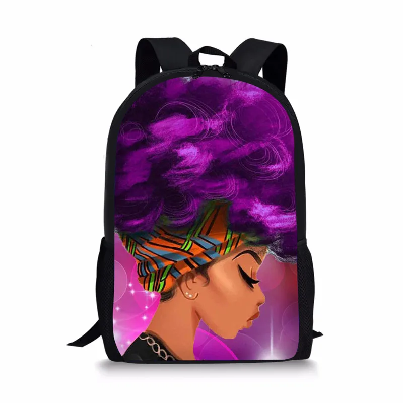 FORUDESIGNS/Школьные сумки; рюкзак для девочек в африканском стиле; черный школьный рюкзак для девочек-подростков; красивые рюкзаки для девочек; детские школьные сумки; Mochila - Цвет: Z5011C