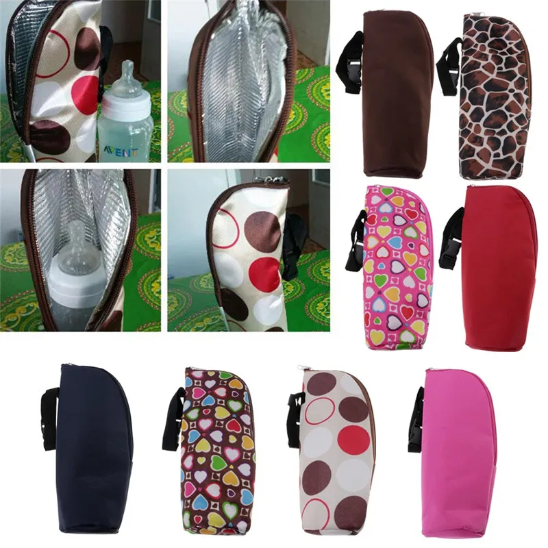 

Durable Portable Multicolor Baby Stroller Hang Bag Thermal Baby Bottle Insulation Thermal Feeding Bottle Warmers Mummy Bag Tote