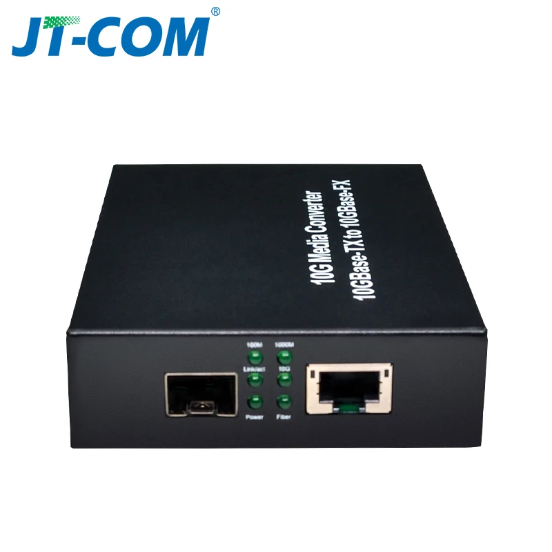 10G Enhanced SFP Media Converter 10GBase-T Ethernet Switch RJ45 to Optical Fiber Optic Transceiver Optical Convert FTTH Tool DC
