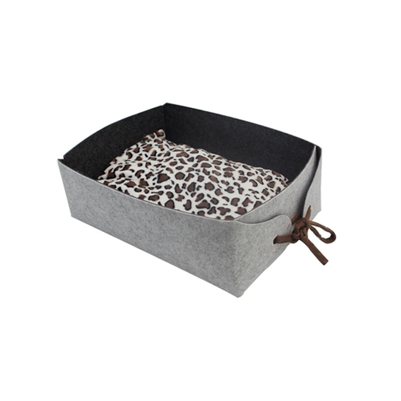 HEYPET Cat Bed Cats House Pet House Cat Mat Dog Bed for Puppy Kitten Pet Supplies - Цвет: gray-3