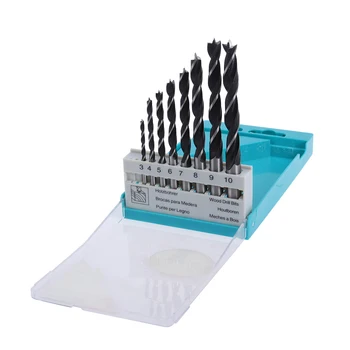 

8 PCS Drill Bit Hand Tool Accessaries Multi Material Pro Drill Bit Set Drills Through Concrete/Tile/Brick/Plastic/Wood/Metal