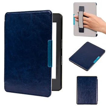 

Smart PU leather cover case magnetic folio case with hand holder for All-new Kindle (8th Generation 2016 ) ereader cover case
