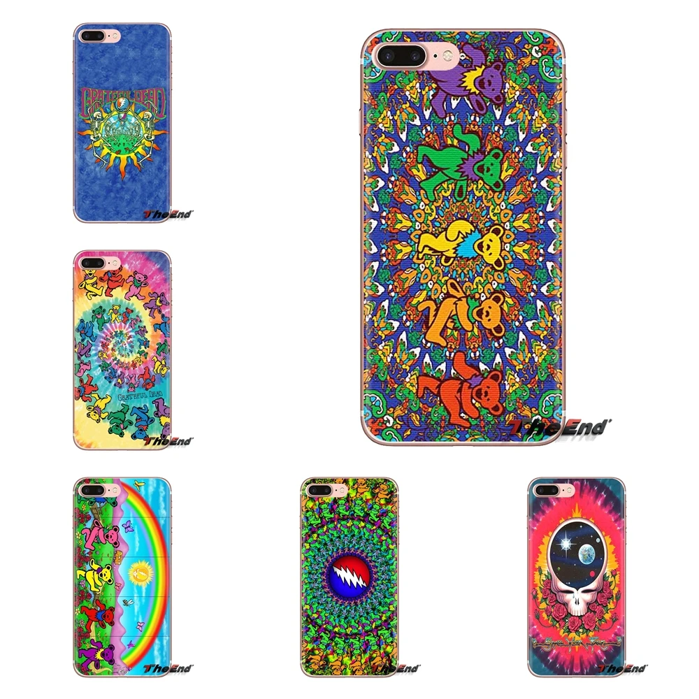 Pretty Band Music Grateful Dead Soft Transparent Case For iPod Touch Apple iPhone 4 4S 5 5S SE 5C 6 6S 7 8 X XR XS Plus MAX |