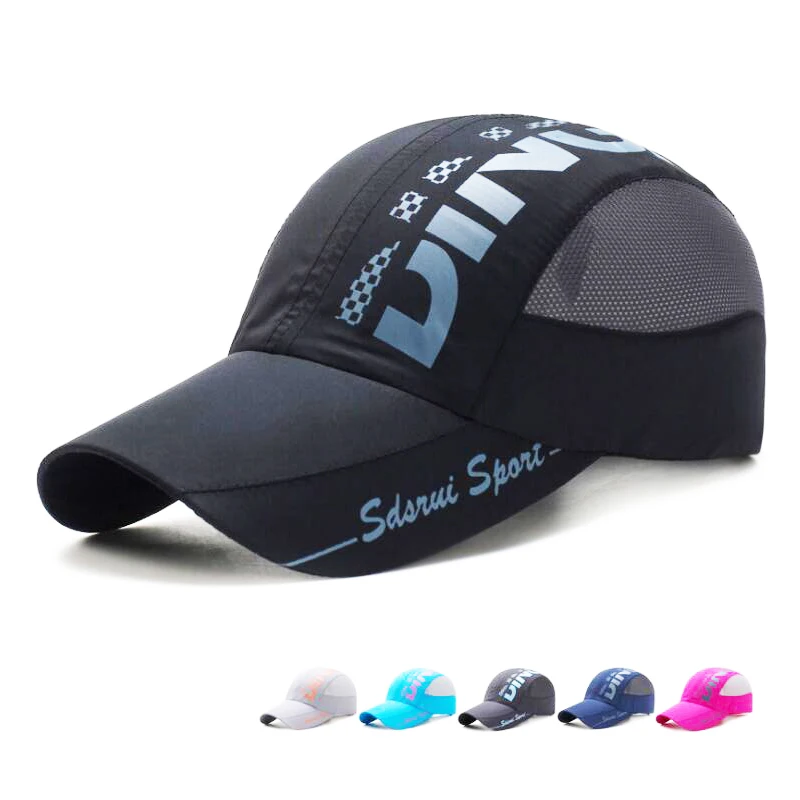 

Summer New Style Fashion Sports Quick-Drying Baseball Cap Sun Protection Outdoor Fishing Couple Letters Sun Hat