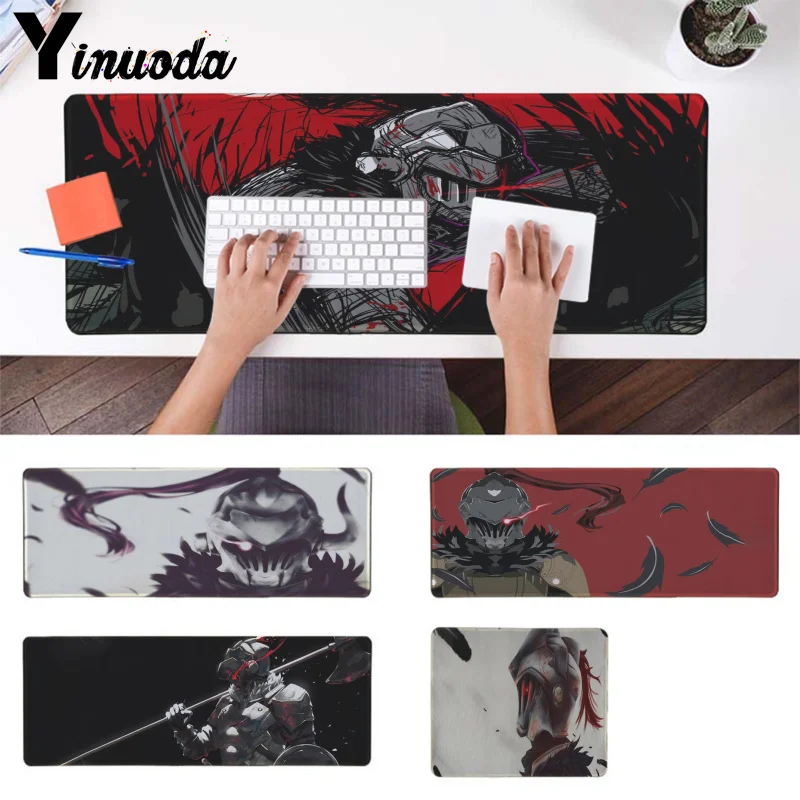 

Yinuoda Beautiful Anime Goblin killer Unique Desktop Pad Game Mousepad Free Shipping Large Mouse Pad Keyboards Mat
