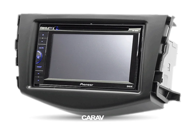 Двойной Din фасции Для TOYOTA RAV 4 2006-2012 радио DVD стерео панель приборная панель Установка отделка комплект ремонт CARAV 07-008
