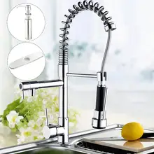 Горячей/холодной водопроводной воды Кухня torneira Cozinha тянуть Пух спрей + жидкая Мыло распределитель + накладка + шланг кран смесителя