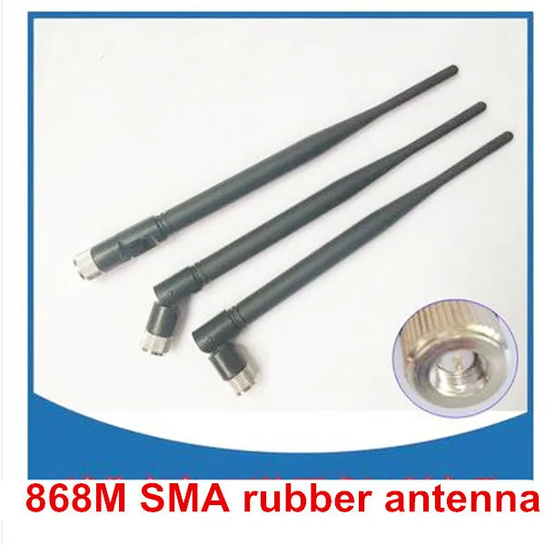 868MHz right angle foldable SMA antenna GSM rubber duck aerial  3dBi 868 wireless module antenna