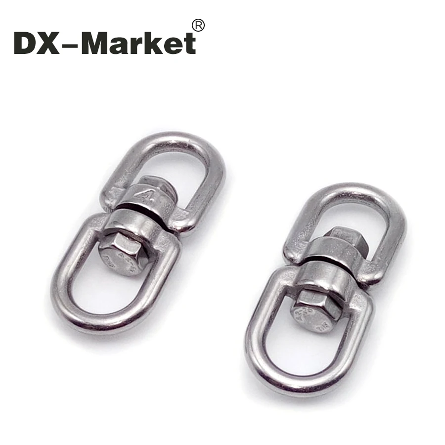 M8, 5pcs 304 stainless steel chain connecting swivel snap , 8mm double