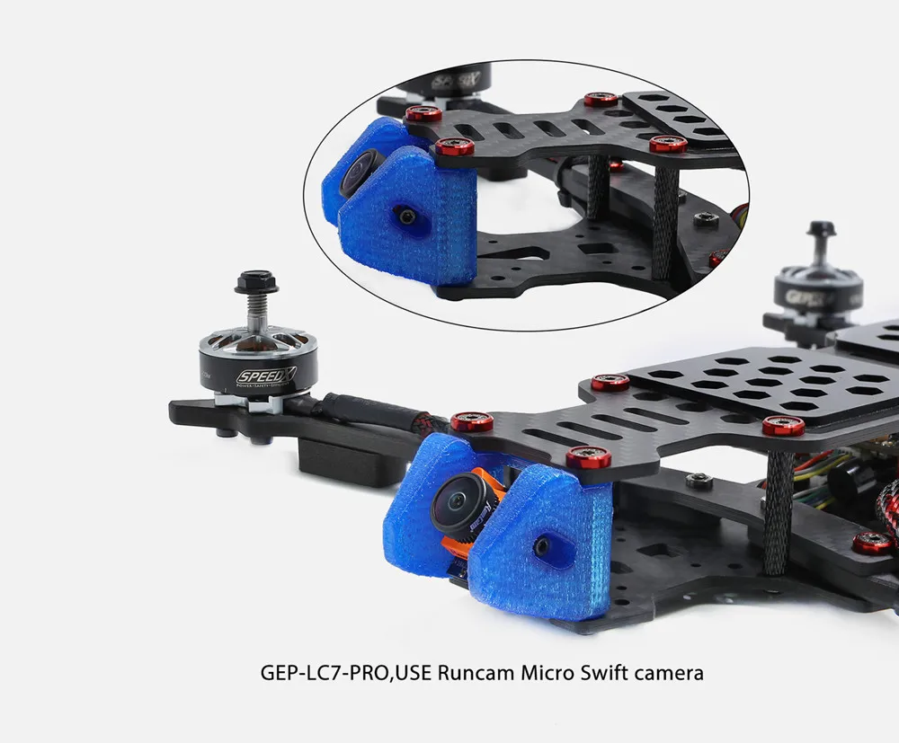 GEPRC GEP Crocodil GEP LC7 PRO 315 мм 7 дюймов RC FPV гоночный Дрон Betaflight F4 50A Runcam Micro Swift RC дроны FPV Квадрокоптер