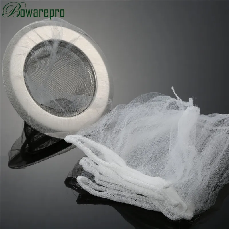 bowarepro 30Pcs Sink Basin Garbage Bags Mesh Residue Filter Garbage Bags For Kitchen Shower Drain Hole Filter Sink Garbage Bags
