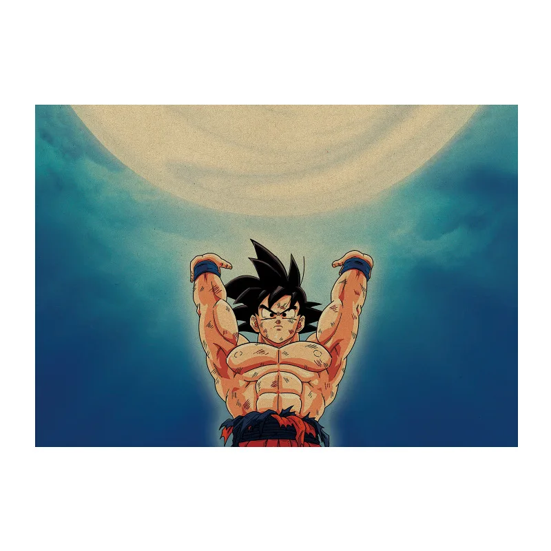 Драконий шар фигурки Супер Саян Гоку хорошо наклейки dragon ball Z фигурка игра карта деко плакат наклейки для детской спальни