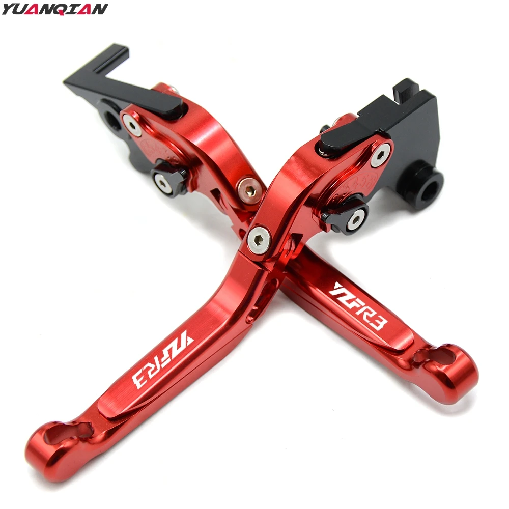 

For YAMAHA YZF R3 YZF-R3 YZFR3 2015 2016 2017 Motorcycle Accessories CNC Aluminum Folding Extendable Brake Clutch Levers YZFR3