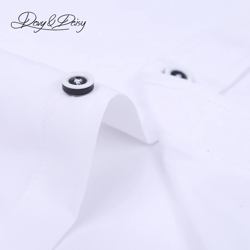 Men Shirt Mandarin Collar Long Sleeved Classical Solid Shirt Men Slim Fit Dress Business camisa masculina DS089 dress shirts men casual shirts