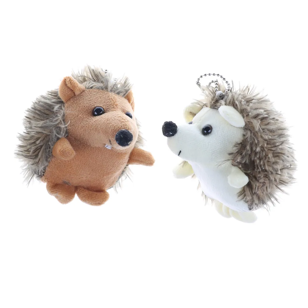 

1Piece Plush hedgehog toys Animal Plush Stuffed Toys doll Key chain ring pendant Plush Toy 10Cm