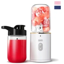 HIMOSKWA 350 мл USB Перезаряжаемые Портативный соковыжималка для фруктов 5V для путешествий мини соевого молока машина для дробления льда и Еда процессор