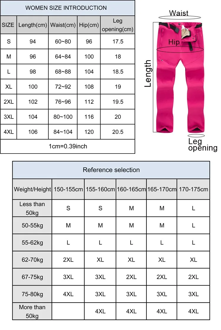 women size