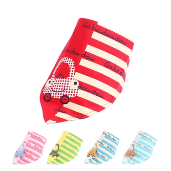 

5PCS Baby Bibs Bandana Cartoon Car Baby Bibs Soft Boy Girl Saliva Towel Baby Bib Cotton Cute Newborn Burp Cloth Baby Accessories