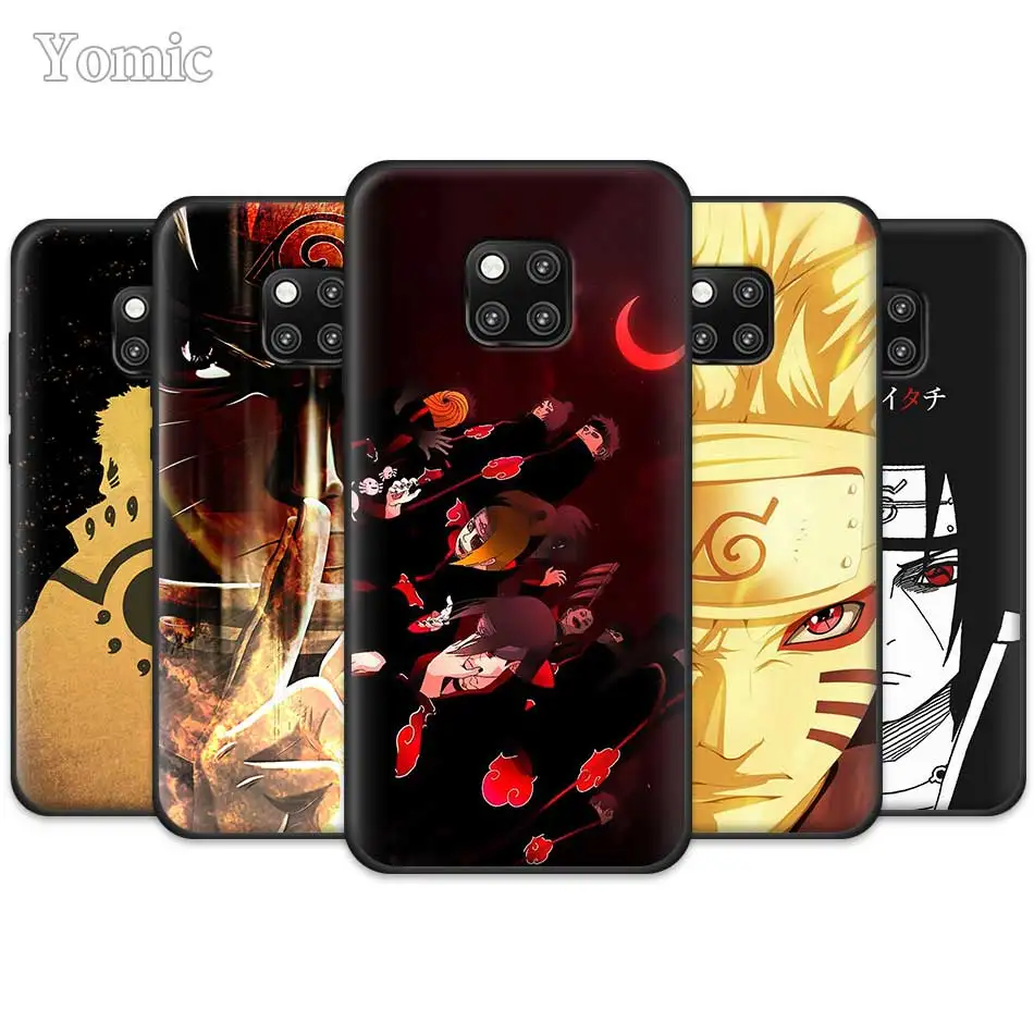 

Naruto Kakashi Japanese anime for Huawei Mate 20 Pro 10 20 Lite P20 P30 Pro Honor 20 Lite 20 Pro Black Silicone Phone Case Cover