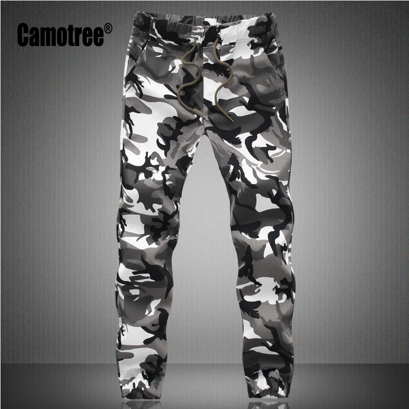 

Fashion Pocket Men's Slim Camouflage Pants Casual Long Pants Cargo Pants Camo Green Grey Military Style Tactical Elastic 5XL