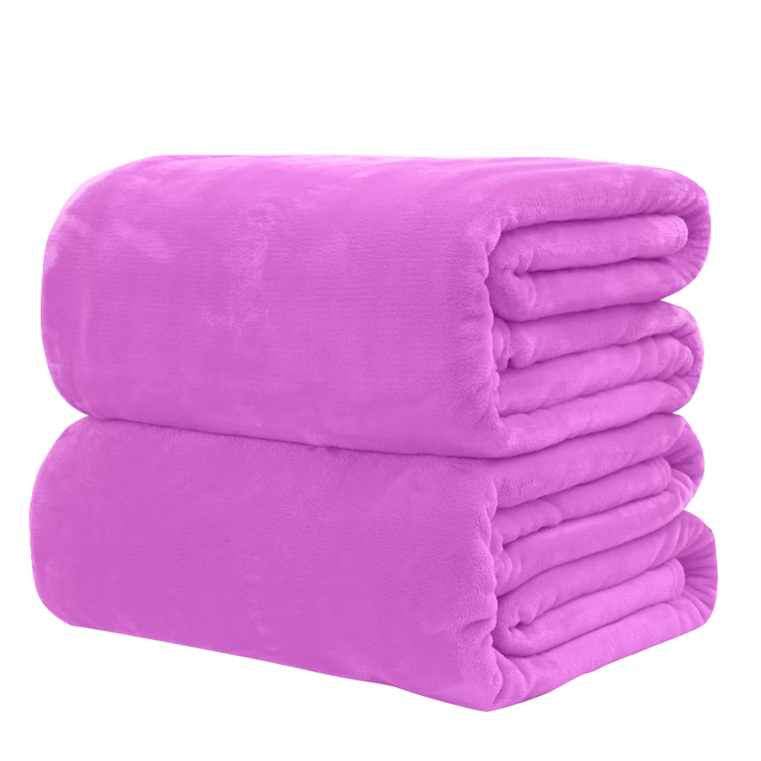 Портативное Супер мягкое фланелевое одеяло для самолета, дивана, офиса, детей, одеяло, флисовое покрытие для автомобиля, одеяло, 50x70 см/70x100 см - Цвет: purple