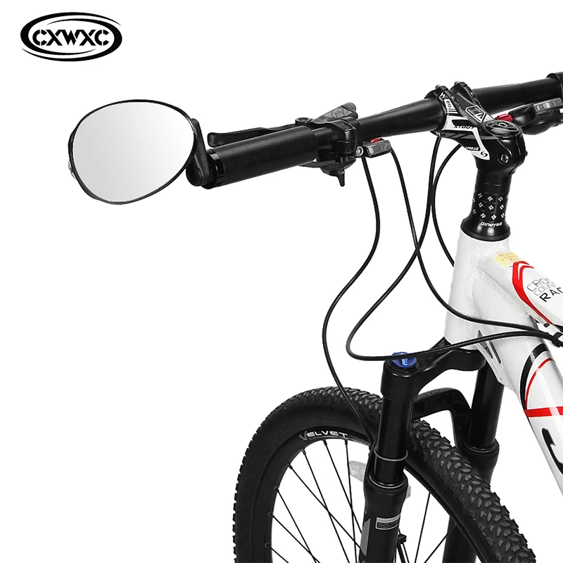 Beste Fiets Achteruitkijkspiegel Bolle Glas Fiets Spiegel Stuur Mount Fiets Spiegel Bar Ends Terug Spiegel Voor Fiets Accessoires