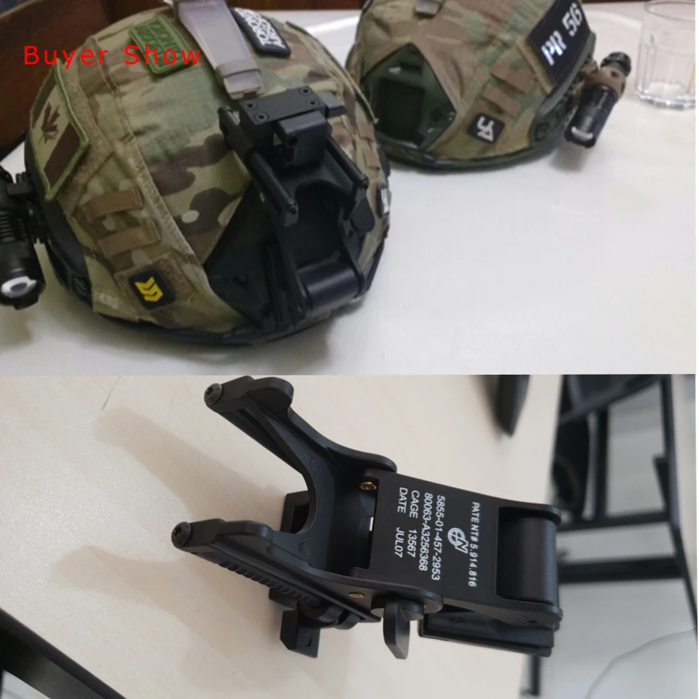 Страйкбол носорог крепление на руку Военная Тактическая Боевая NVG крепление ночное видение очки PSV-7 или PSV-14 ночное видение шлем аксессуары