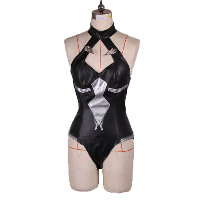 Hyperdimensione Neptunia Noire Black Heart Cosplay Abbigliamento Cos Costume Con Guanti E Calze, Personalizzato 11 Accettato