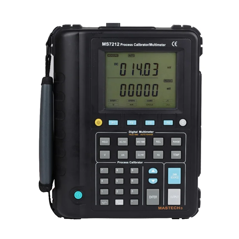

Digital Multimeter USB RS232 Mastech MS7212 Process Calibrator Voltmeter Ammeter Ohmmeter Thermometer Frequency Diagnostic-tool