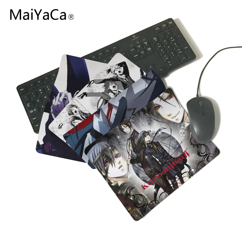 

MaiYaCa Japanese Anime Black Butler Kuroshitsuji Computer Gaming Mouse Pad Gamer Play Mats Speed / Control version mouse pad