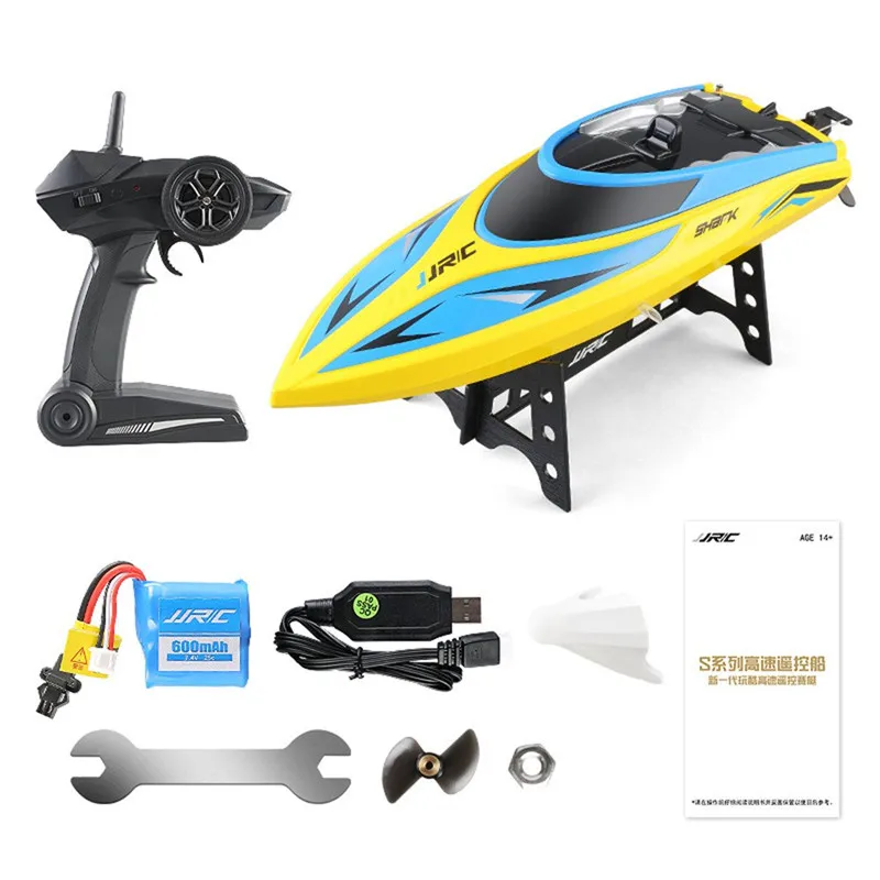 JJRC S1/S2/S3/S4/S5 10 км/ч 2,4 г Электрический радиоуправляемый катер с двумя мотогонами RTR модель корабля Игрушки для мальчиков подарок - Цвет: S2