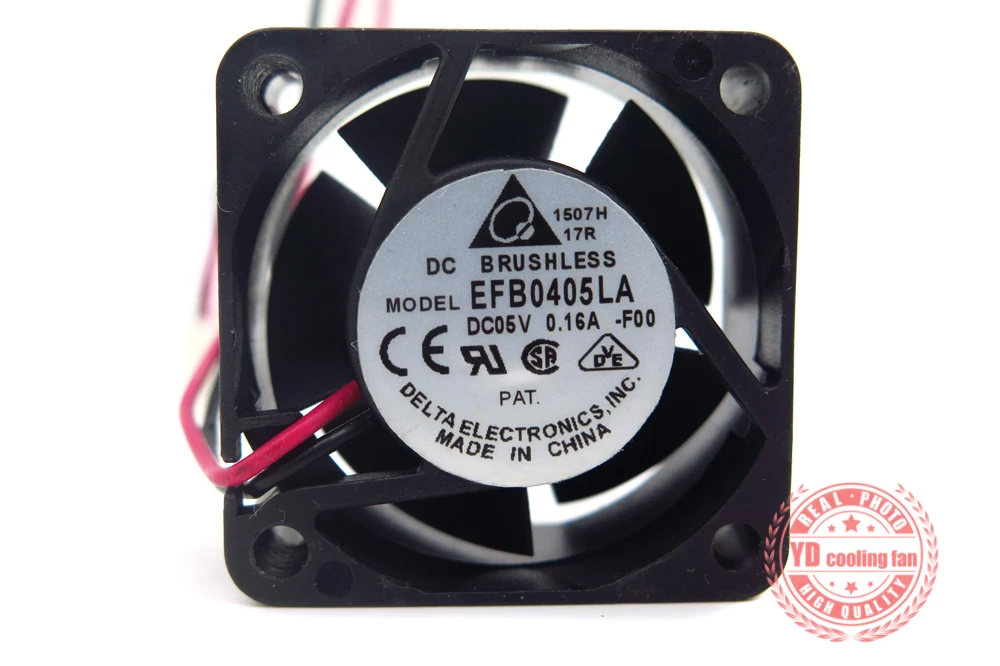 DELTA EFB0405LD-ROO 4020 4cm 5V 0.16A Double Ball Server Cooling Fan