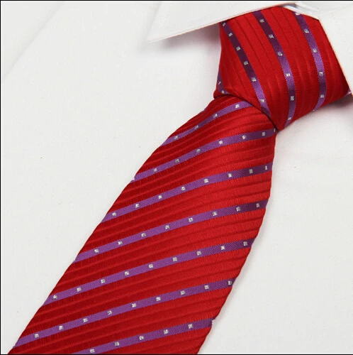Шелк мужские галстуки Британский стиль стрельба из лука лук наборы галстук 8 см галстук мужской полосатый формальный красный галстук фиолетовая полоса