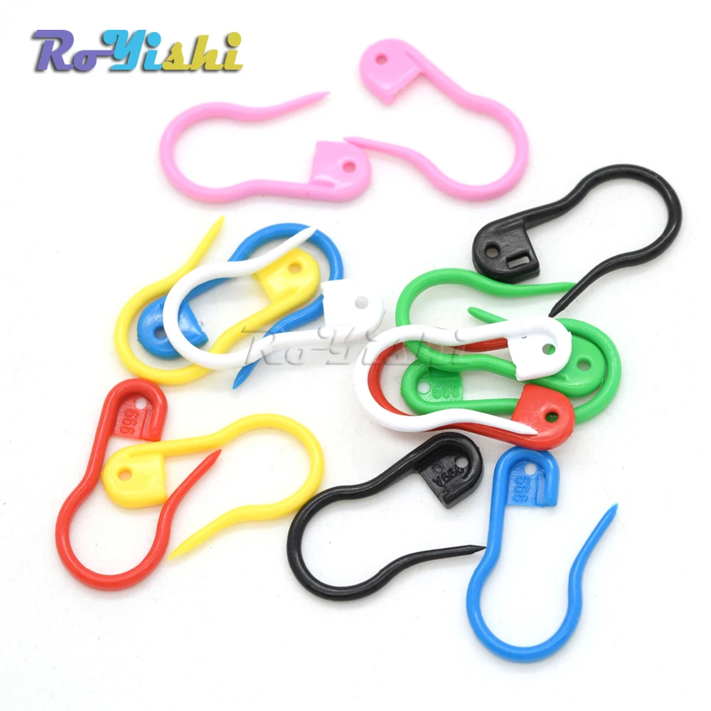 10000pcs/pack 7/8"Length Colorful Plastic Safety Pins For Label Tags