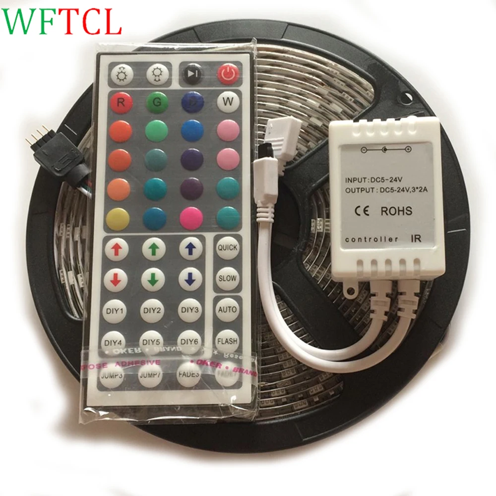Aliexpress Led Ruban Aliexpress.com : Buy 5050 RGB LED Stripe Light 5M led streifen ruban