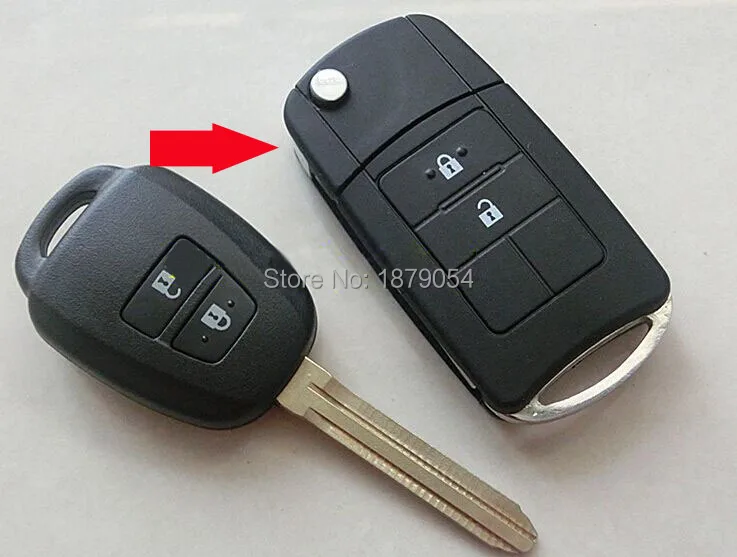 Toyota Corolla Camry Reiz New Vios RAV4 Moified key shell 2  Buttons  (1).jpg