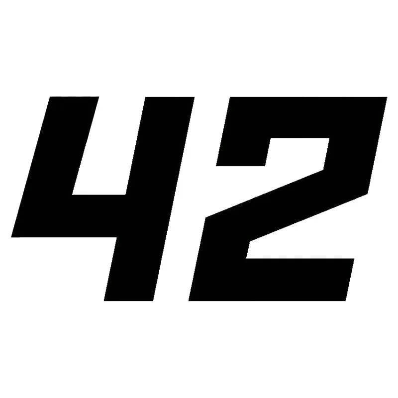 

15.2*8.2CM Race Number 47 Racing Car Motocross Fashion Car Body Car Styling Stickers Black/Silver C9-0245