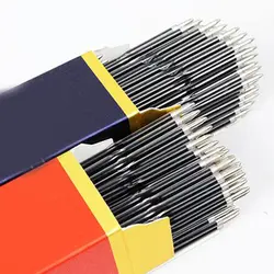 0,7 шт./лот 100 мм шариковая ручка заправка подходит для выдвижной ручки черный/BlueRed чернила перо заправки стационарные Papelaria
