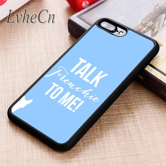 LvheCn TALK French TO ME Синий чехол для телефона iPhone 5 6 6s 7 8 plus X XR XS max 11 12 Pro Samsung Galaxy S7 S8 S9 S10 |